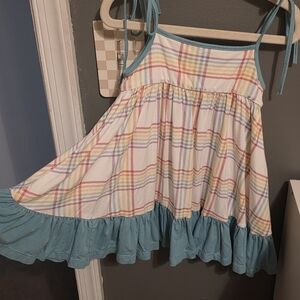 Omi Jo Multicolor Plaid Dress